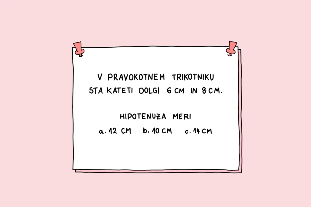 Pravokotni trikotnik banner