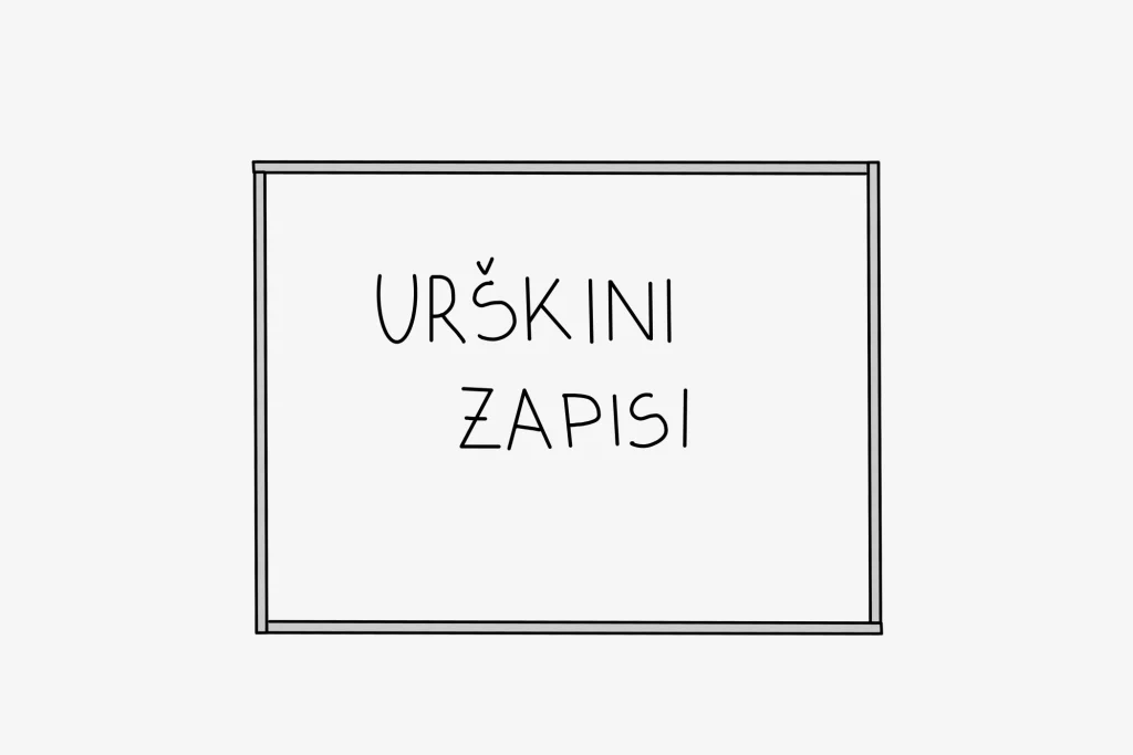 Urškini zapisi banner