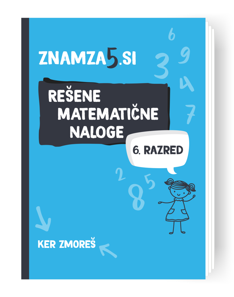 knjiga Znam za 5 - rešene matematične naloge za 6. razred