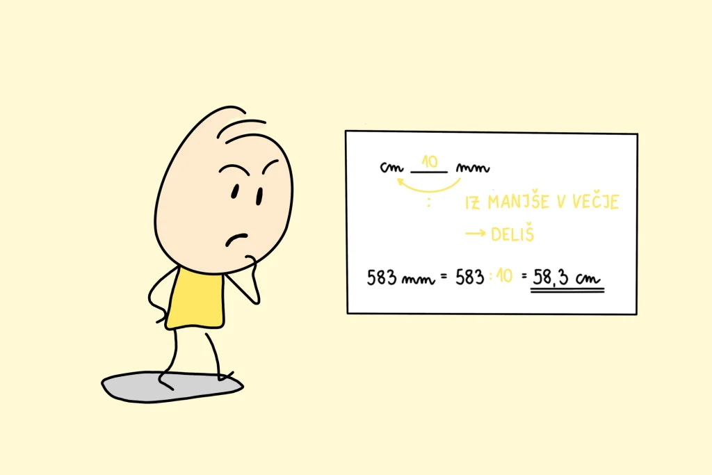 Pretvarjanje dolžinskih enot