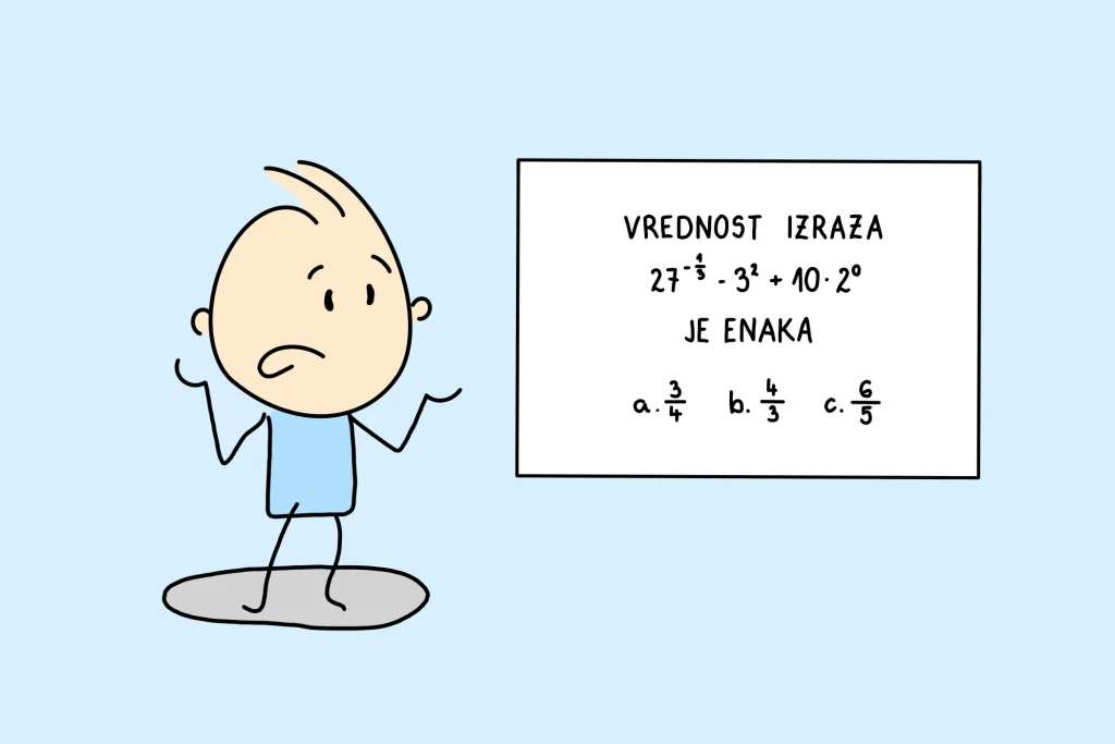 Potence in koreni izraz