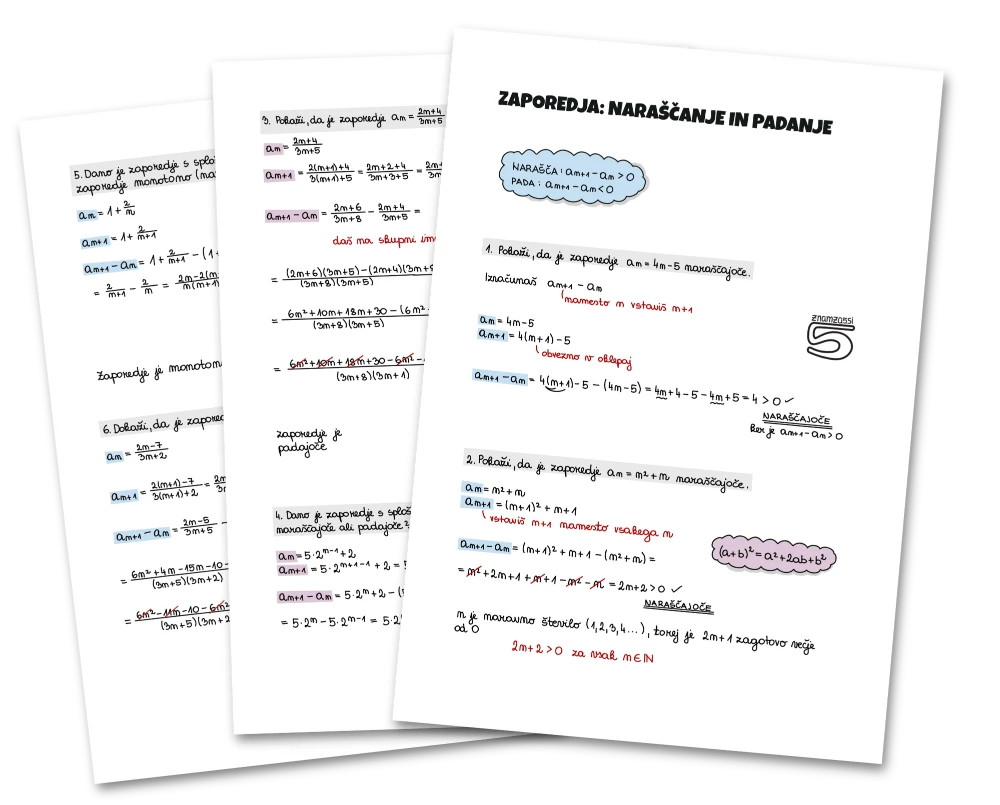 Dva lista zaporedje